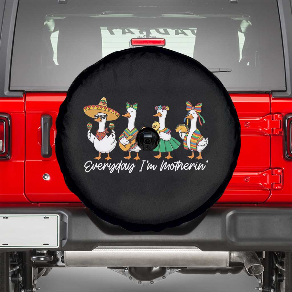 Everyday I'm Motherin Spare Tire Cover Cinco De Mayo Silly Goose Fiesta