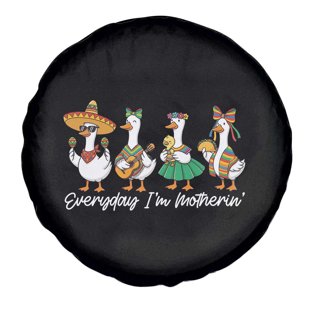 Everyday I'm Motherin Spare Tire Cover Cinco De Mayo Silly Goose Fiesta