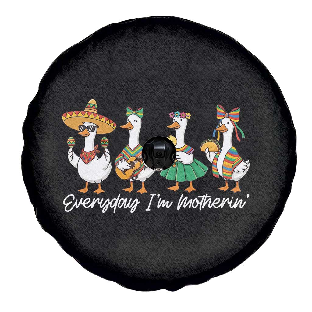 Everyday I'm Motherin Spare Tire Cover Cinco De Mayo Silly Goose Fiesta