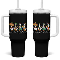 Everyday I'm Motherin Tumbler With Handle Cinco De Mayo Silly Goose Fiesta