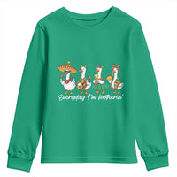 Everyday I'm Motherin Youth Sweatshirt Cinco De Mayo Silly Goose Fiesta