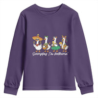 Everyday I'm Motherin Youth Sweatshirt Cinco De Mayo Silly Goose Fiesta