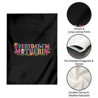 Every Day I'm Motherin Garden Flag Cinco De Mayo Mexican Mom Gift