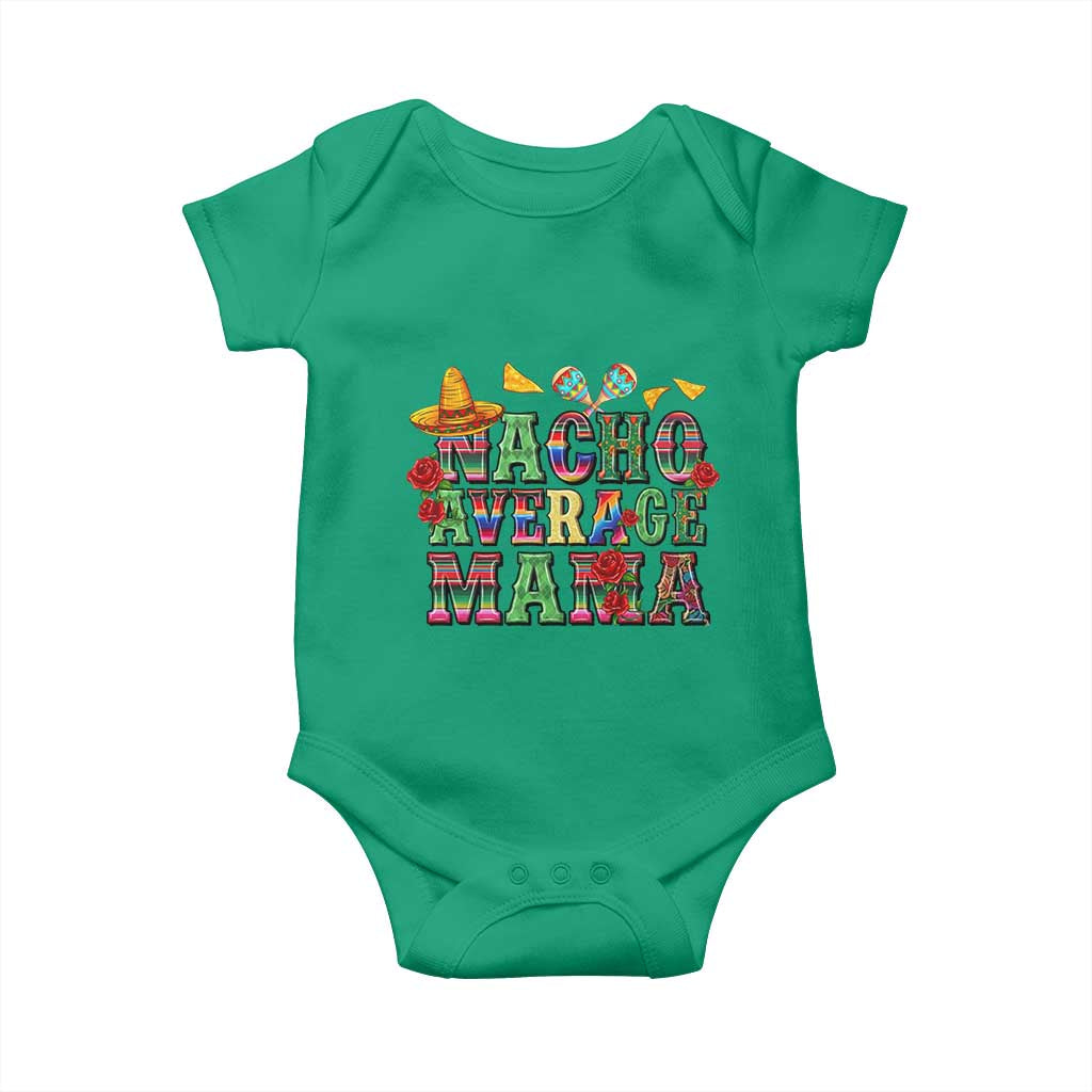 Nacho Average Mama Baby Onesie Mexican Mama Cinco De Mayo Fiesta Mother's Day Gift