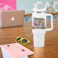 Weird Moms Build Character Tumbler With Handle Funny Mom Mother's Day