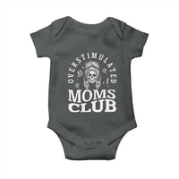 Overstimulated Moms Club Baby Onesie Funny Skeleton Mom Mother's Day Gift