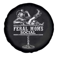 Feral Moms Social Club Spare Tire Cover Western Cowgirl Mom Mother’s Day Gift