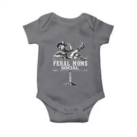 Feral Moms Social Club Baby Onesie Western Cowgirl Mom Mother’s Day Gift