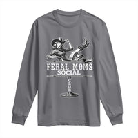 Feral Moms Social Club Long Sleeve Shirt Western Cowgirl Mom Mother’s Day Gift