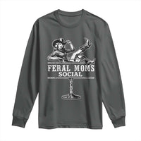 Feral Moms Social Club Long Sleeve Shirt Western Cowgirl Mom Mother’s Day Gift