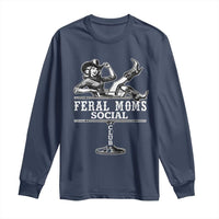 Feral Moms Social Club Long Sleeve Shirt Western Cowgirl Mom Mother’s Day Gift
