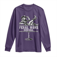Feral Moms Social Club Long Sleeve Shirt Western Cowgirl Mom Mother’s Day Gift