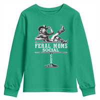 Feral Moms Social Club Youth Sweatshirt Western Cowgirl Mom Mother’s Day Gift