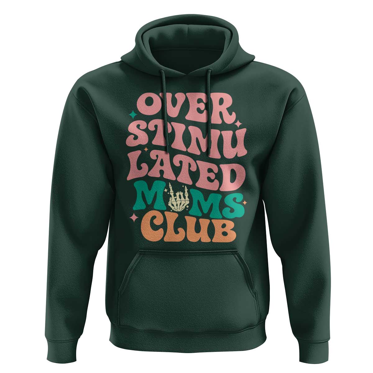 Overstimulated Moms Club Hoodie Funny Mom Life Mother Day Gift