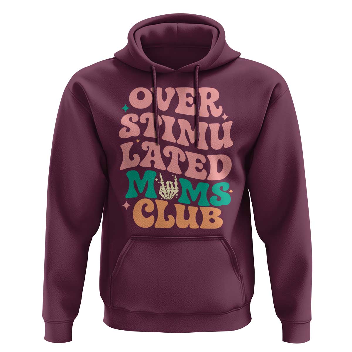Overstimulated Moms Club Hoodie Funny Mom Life Mother Day Gift