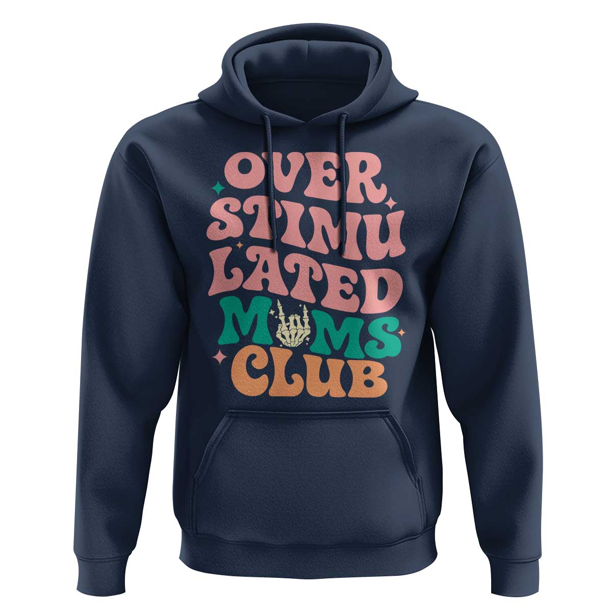 Overstimulated Moms Club Hoodie Funny Mom Life Mother Day Gift