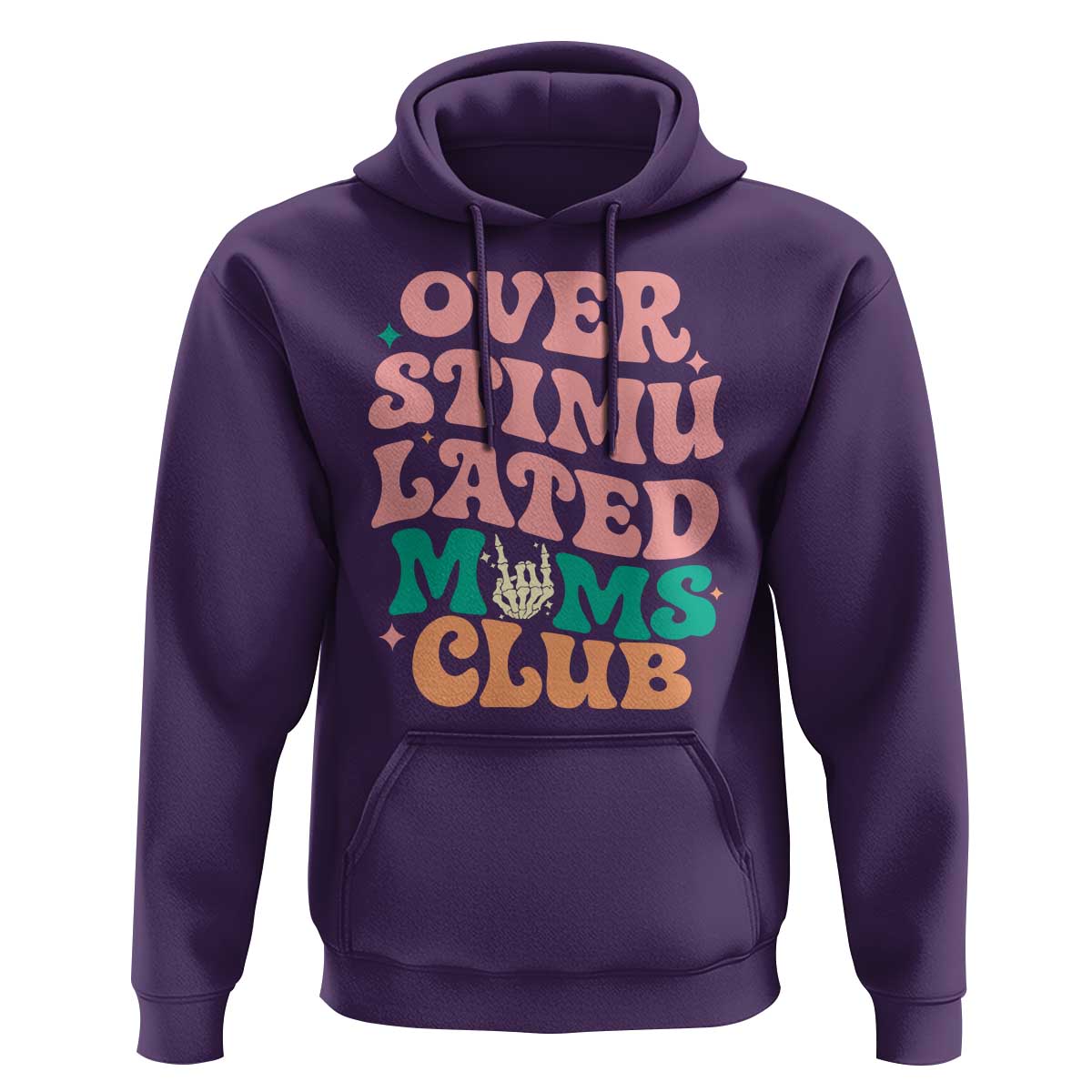 Overstimulated Moms Club Hoodie Funny Mom Life Mother Day Gift