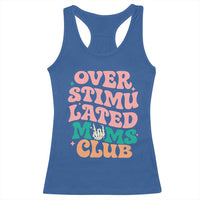 Overstimulated Moms Club Racerback Tank Top Funny Mom Life Mother Day Gift