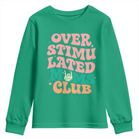 Overstimulated Moms Club Youth Sweatshirt Funny Mom Life Mother Day Gift