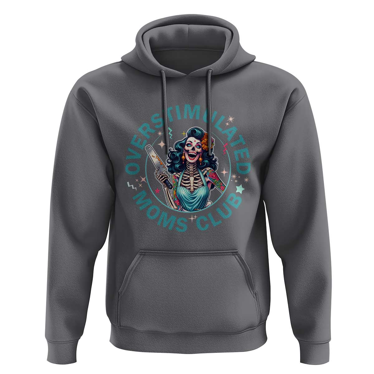 Overstimulated Moms Club Hoodie Neurodivergent Mom Mental Health