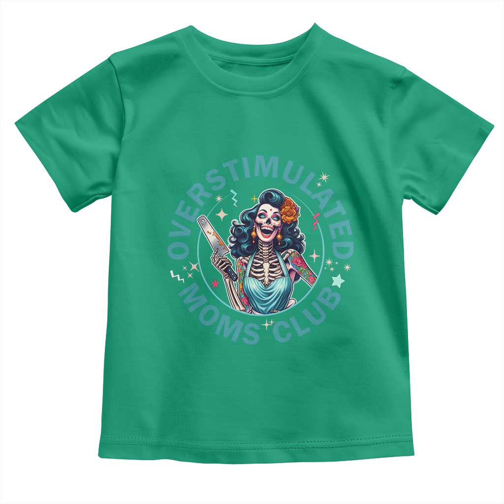 Overstimulated Moms Club Toddler T Shirt Neurodivergent Mom Mental Health
