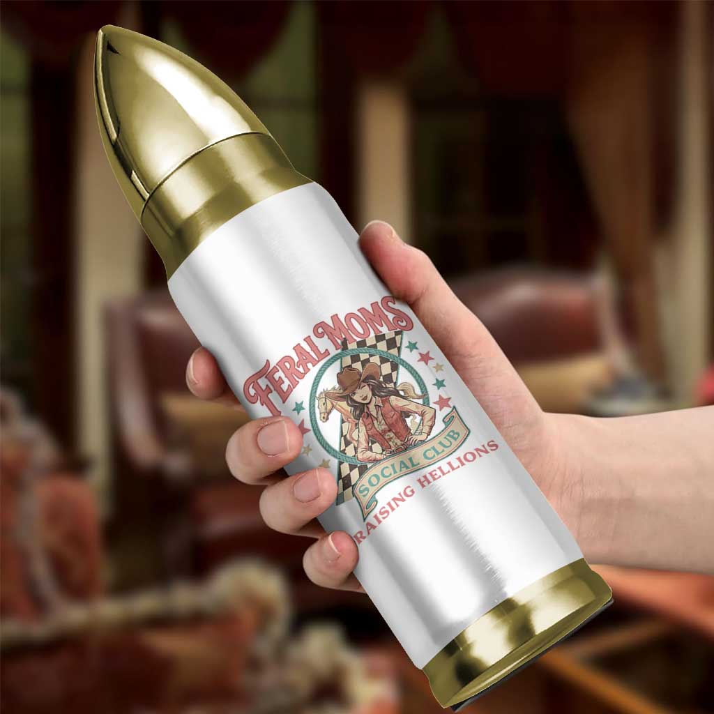 Feral Moms Social Club Bullet Tumbler Western Cowgirl Mom Mother’s Day