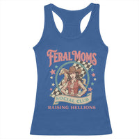 Feral Moms Social Club Racerback Tank Top Western Cowgirl Mom Mother’s Day