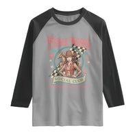 Feral Moms Social Club Raglan Shirt Western Cowgirl Mom Mother’s Day