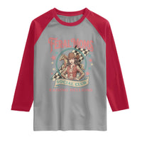 Feral Moms Social Club Raglan Shirt Western Cowgirl Mom Mother’s Day