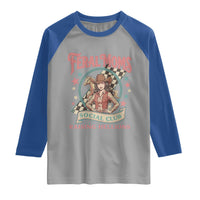 Feral Moms Social Club Raglan Shirt Western Cowgirl Mom Mother’s Day