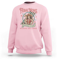 Feral Moms Social Club Sweatshirt Western Cowgirl Mom Mother’s Day
