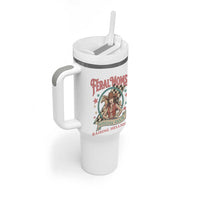 Feral Moms Social Club Tumbler With Handle Western Cowgirl Mom Mother’s Day