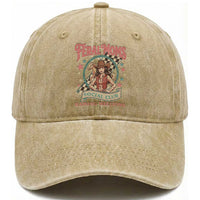 Feral Moms Social Club Washed Cotton Baseball Cap Western Cowgirl Mom Mother’s Day