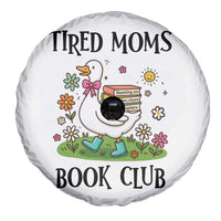 Tired Moms Book Club Spare Tire Cover Silly Goose Mama Bookish Reader Gift