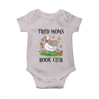 Tired Moms Book Club Baby Onesie Silly Goose Mama Bookish Reader Gift