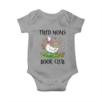 Tired Moms Book Club Baby Onesie Silly Goose Mama Bookish Reader Gift