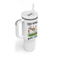 Tired Moms Book Club Tumbler With Handle Silly Goose Mama Bookish Reader Gift