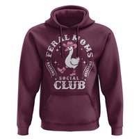Feral Moms Raising Hellions Social Club Hoodie Funny Goose Pink Cowgirl Boots Hat
