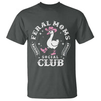 Feral Moms Raising Hellions Social Club T Shirt Funny Goose Pink Cowgirl Boots Hat