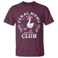 Feral Moms Raising Hellions Social Club T Shirt Funny Goose Pink Cowgirl Boots Hat