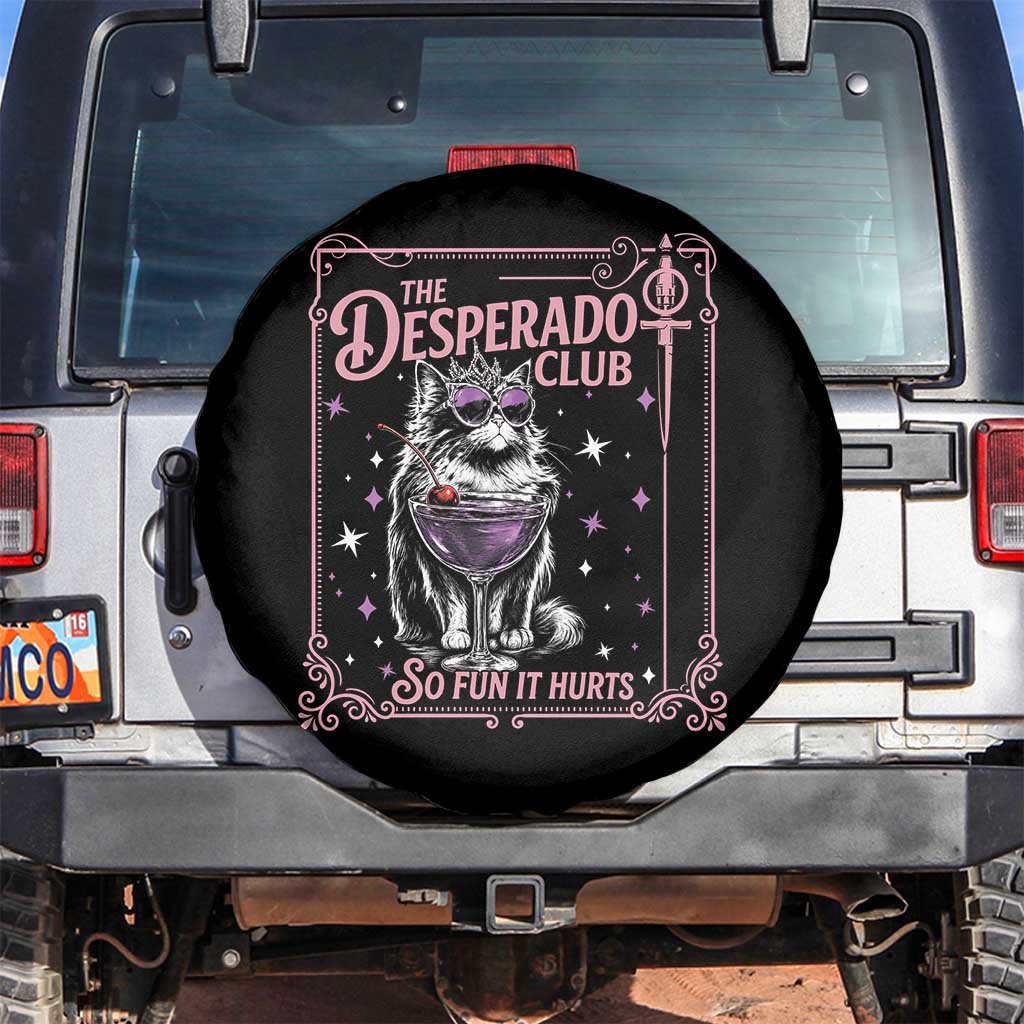 The Desperado Club Sign Sci-Fi Book Spare Tire Cover Vintage Princess Cat Book Lover