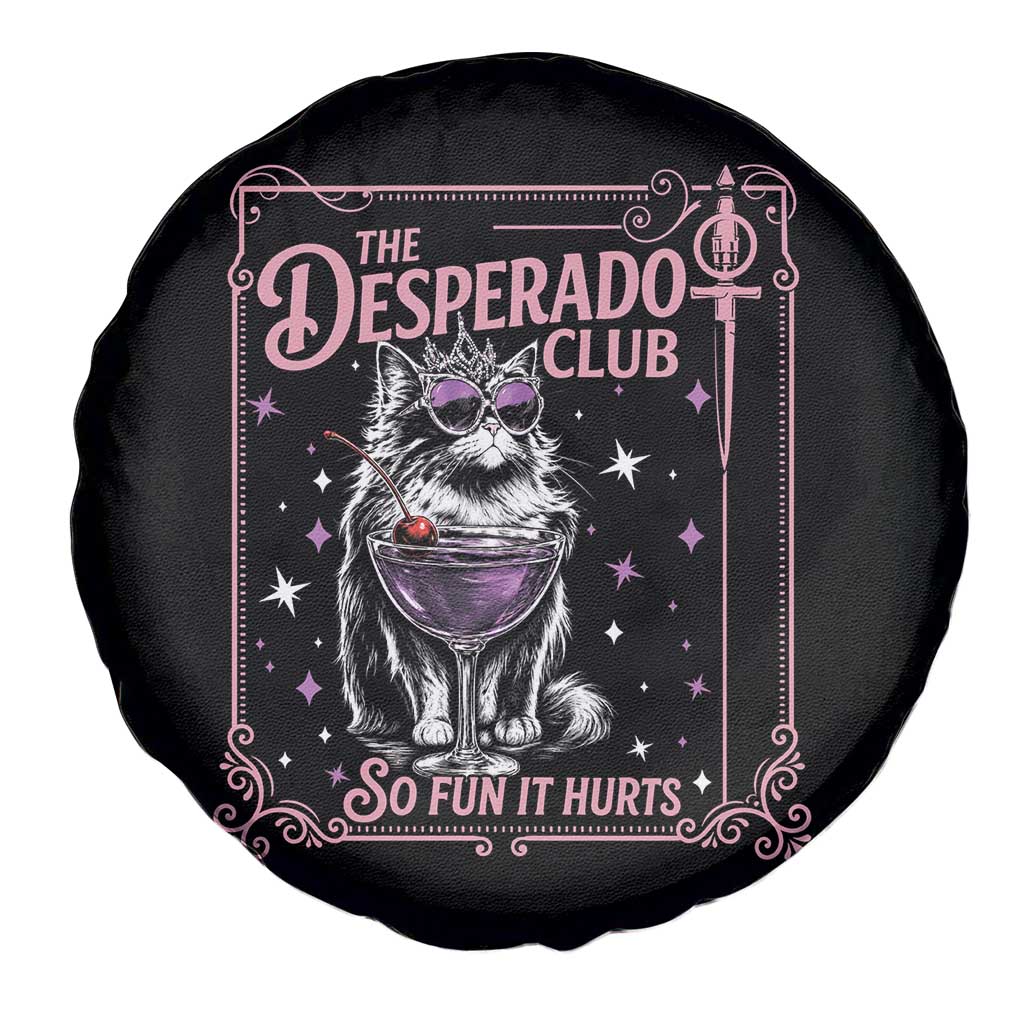 The Desperado Club Sign Sci-Fi Book Spare Tire Cover Vintage Princess Cat Book Lover