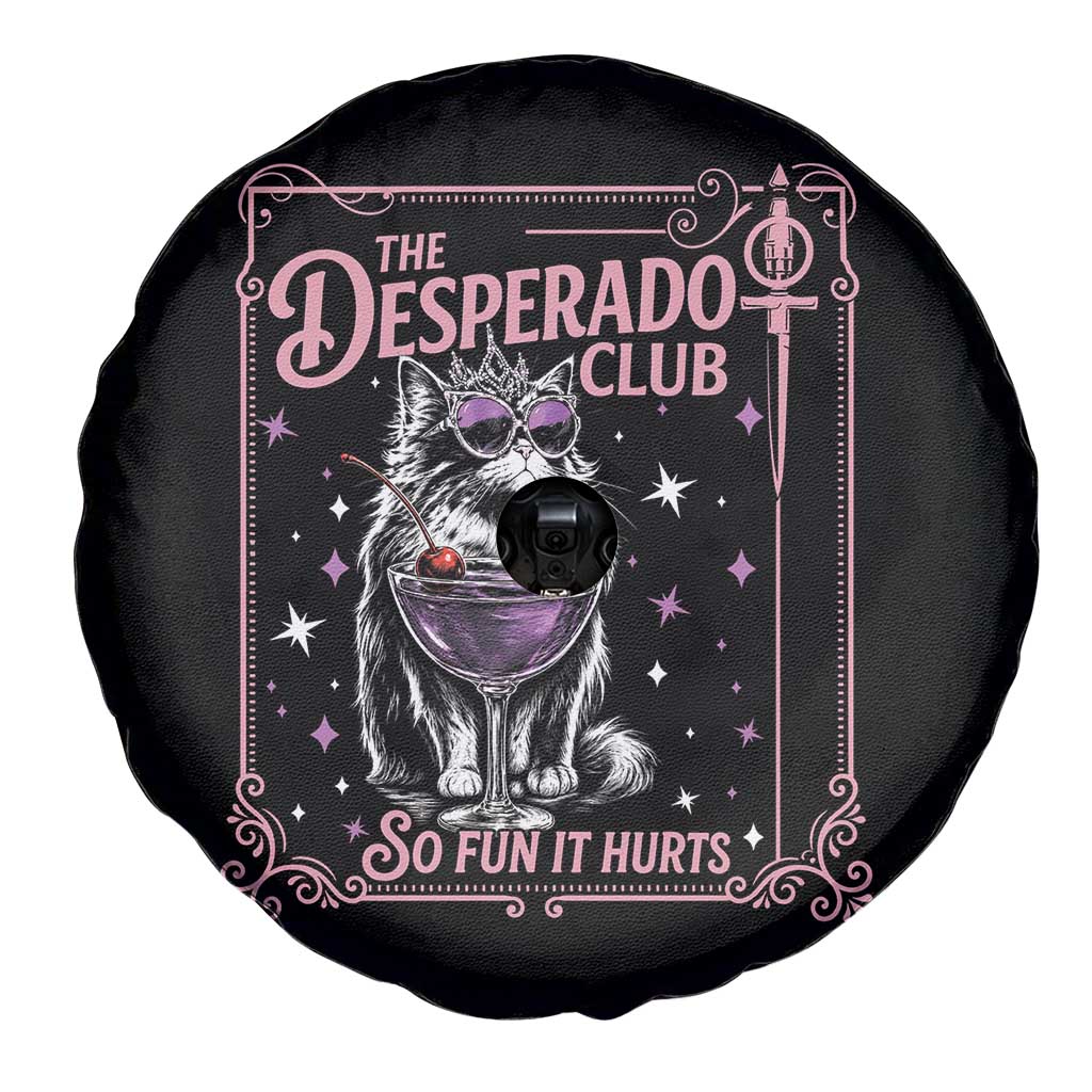 The Desperado Club Sign Sci-Fi Book Spare Tire Cover Vintage Princess Cat Book Lover