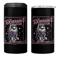 The Desperado Club Sign Sci-Fi Book 4 in 1 Can Cooler Tumbler Vintage Princess Cat Book Lover