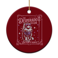 The Desperado Club Sign Sci-Fi Book Ceramic Ornament Vintage Princess Cat Book Lover