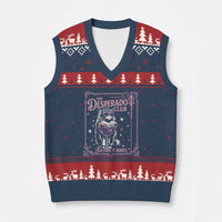 The Desperado Club Sign Sci-Fi Book V-Neck Knit Sweater Vest Vintage Princess Cat Book Lover