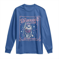 The Desperado Club Sign Sci-Fi Book Long Sleeve Shirt Vintage Princess Cat Book Lover