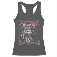 The Desperado Club Sign Sci-Fi Book Racerback Tank Top Vintage Princess Cat Book Lover