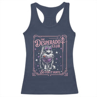 The Desperado Club Sign Sci-Fi Book Racerback Tank Top Vintage Princess Cat Book Lover