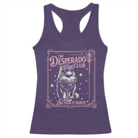 The Desperado Club Sign Sci-Fi Book Racerback Tank Top Vintage Princess Cat Book Lover